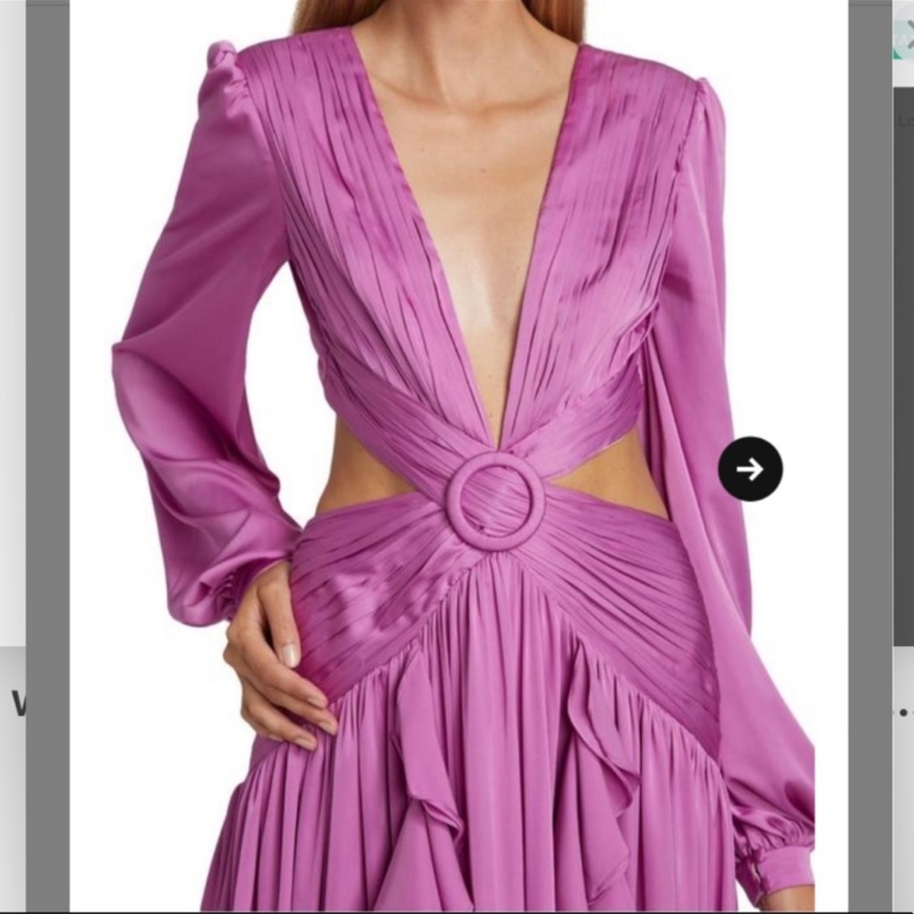 PatBo plunging cut out dress